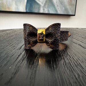 Louis Vuitton Monogram Canvas Bow Bracelet